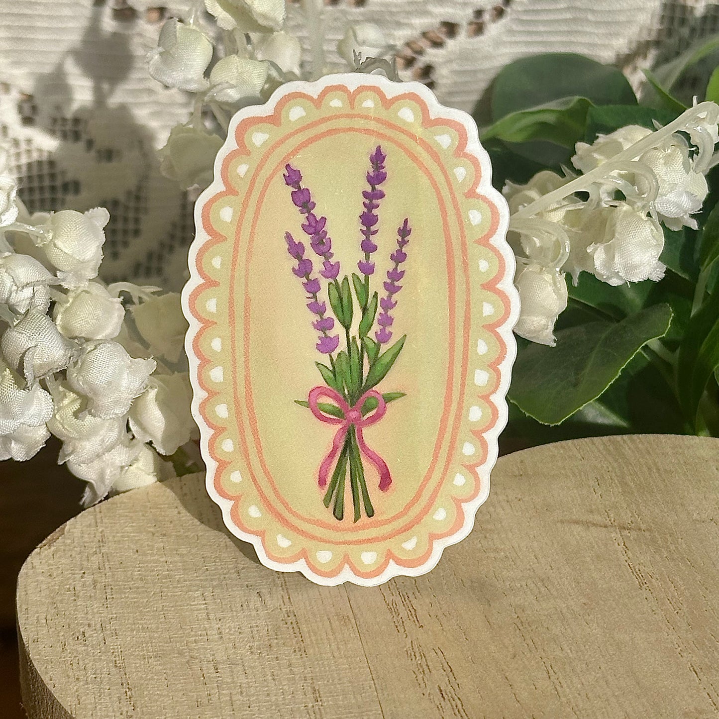 lavender sprig sticker