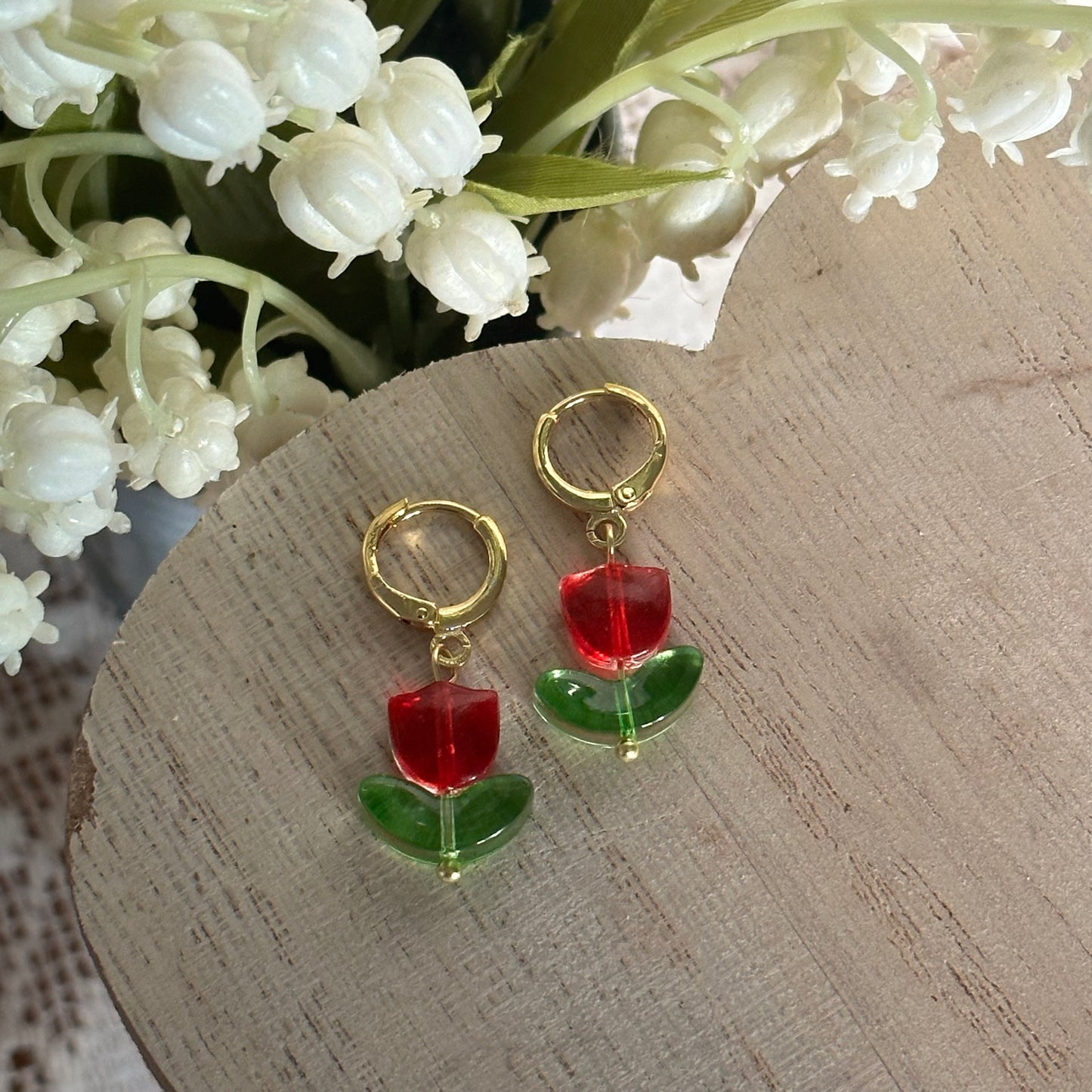 tulip hoops